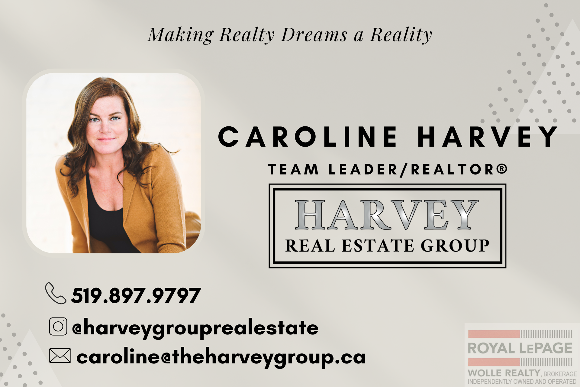 LP Corporate Sponsor- Caroline Harvey